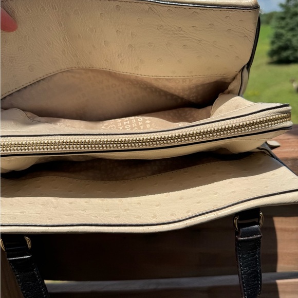 Kate Spade Valencia Ostrich Small Handbag - Picture 6 of 9